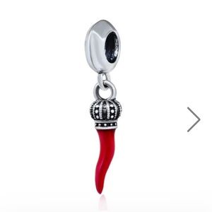 Pandora Red Corno Horn Charm (Retired)